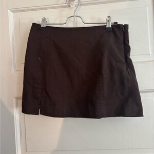 Monki Brown Mini Skirt